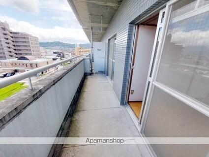 ナチュラルリーフ松山[3LDK/66.14m2]のバルコニー