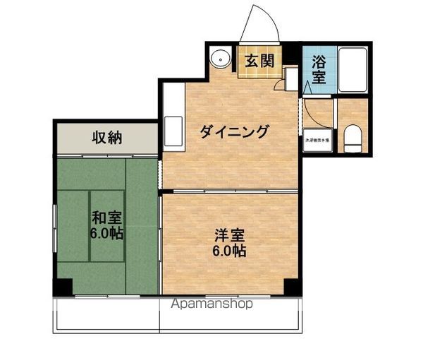 エクセレント紫原の間取り写真