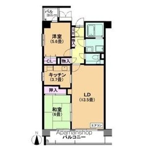 アーバンドエル大曽根東の間取り写真
