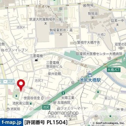 ルーク池尻[1K/18.19m2]の周辺2