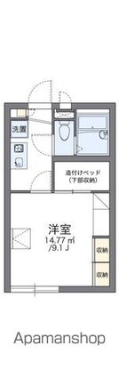 レオパレスヴェラ　ビスタ[1K/23.18m2]の間取図
