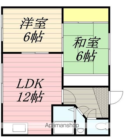 藤原マンションの間取り写真