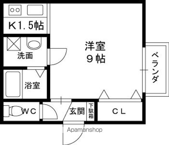 エスポワールの間取り写真