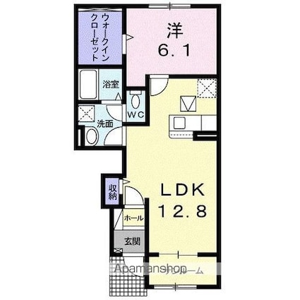 香川県高松市国分寺町国分[1LDK/50.16m2]の間取図