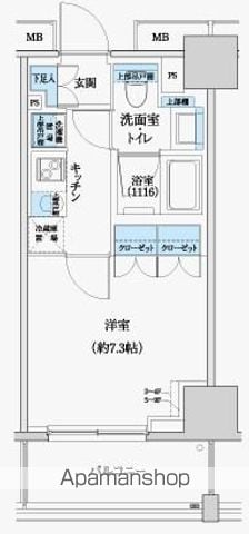 パークハビオ渋谷本町レジデンスの間取り写真