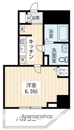 ＧＥＮＯＶＩＡ京成立石Ⅱｓｋｙｇａｒｄｅｎ[1K/22.46m2]の間取図