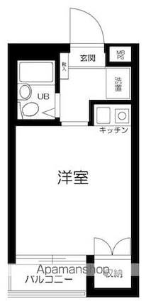 ジプソフィラ板橋本町[1R/16.11m2]の間取図