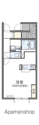 レオネクストミルキーウェイ[1K/31.51m2]の間取図