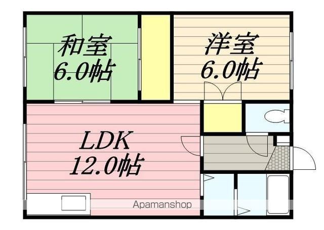 山田マンション1の間取り写真