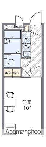 レオパレスラークの間取り写真