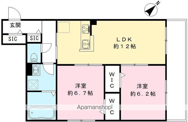 フォレスト楠の間取り写真