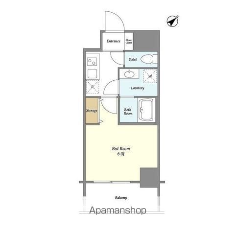 CRANE COURT TSURUMIの間取り写真