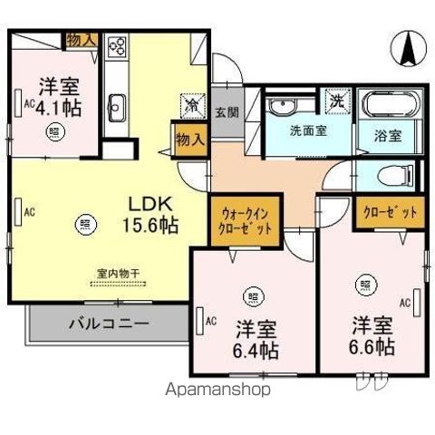 CLASHIST清水丘 EASTの間取り写真