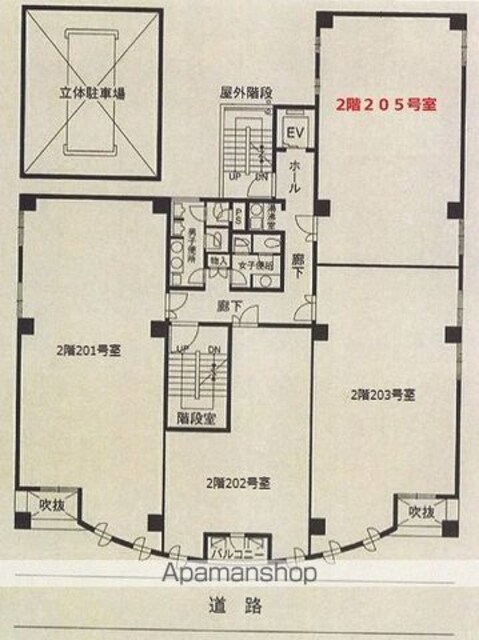 デュオ丸の内（テナント）[事務所/64.26m2]の間取図