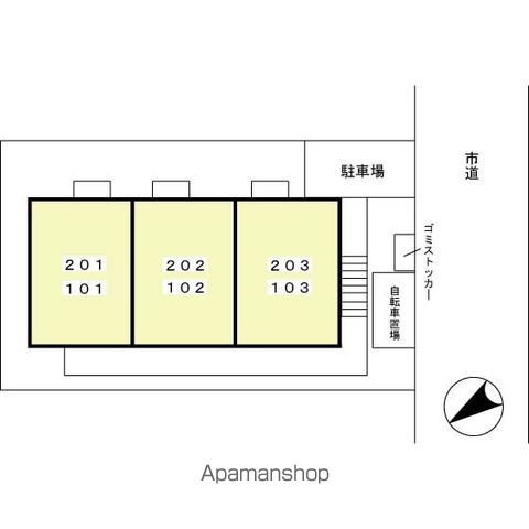 フルールパルク 201 ｜ 千葉県千葉市花見川区花園３丁目12-3（賃貸アパート1LDK・2階・29.25㎡） その14