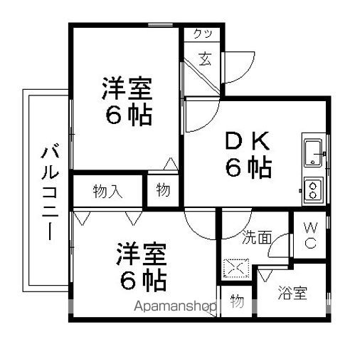 プリムヴェールファイヴの間取り写真