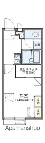 レオパレスカーサ プラナスの間取り写真
