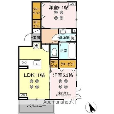 DーROOM東京塚の間取り写真