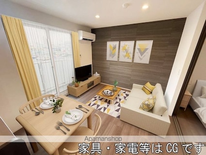 フェリシア朝生田[1LDK/40.32m2]のリビング・居間