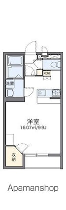 レオパレスソリチュード[1K/31.05m2]の間取図