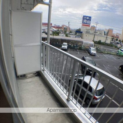 滋賀県甲賀市水口町東名坂[1K/18.48m2]のバルコニー