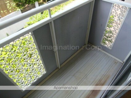 プレジール礒田[2DK/39.74m2]のバルコニー