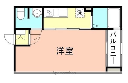 フォルテ[1K/32.4m2]の間取図