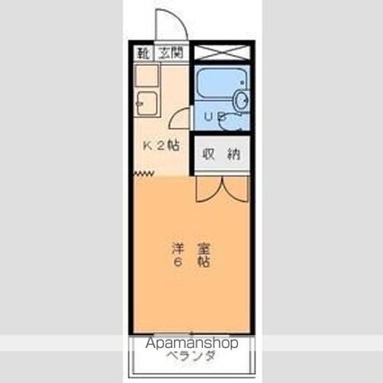 パールハイツ寿[1K/17.01m2]の間取図