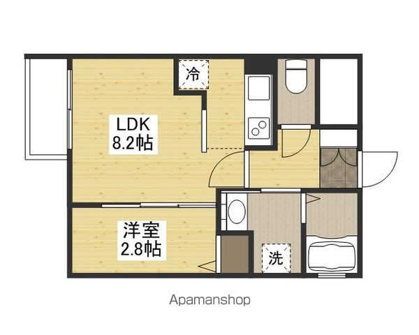 月光府中鹿籠壱番館の間取り写真