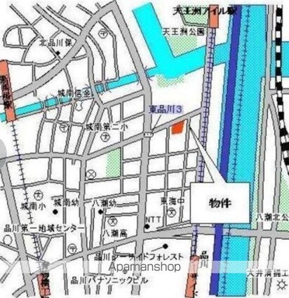 パークキューブ東品川[1R/41m2]の配置図