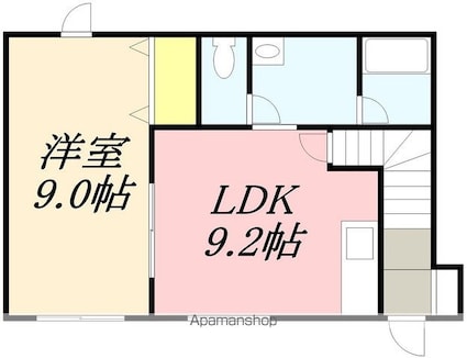 ディア・コート[1LDK/45.13m2]の間取図