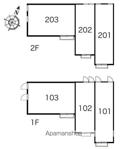 レオパレスＹＡＧＩ 203 ｜ 東京都世田谷区瀬田５丁目24-12（賃貸アパート1K・2階・22.68㎡） その9