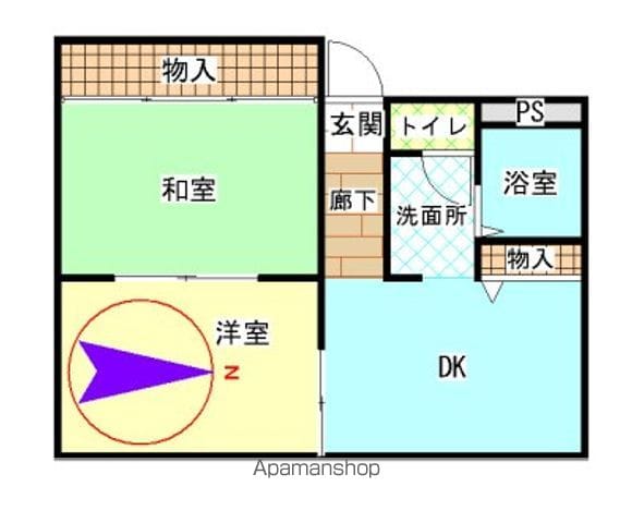 エクセリーヌホワイトの間取り写真