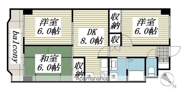 ダンデライアン鵠沼の間取り写真