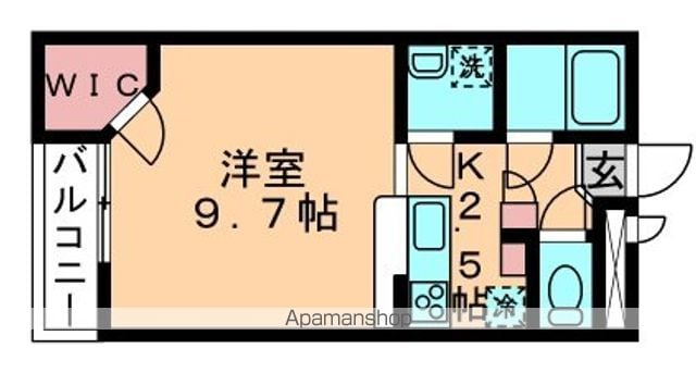 レオパレスメルベーユの間取り写真