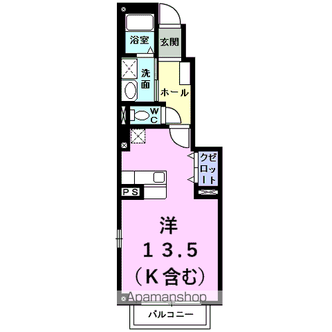 フルールSの間取り写真
