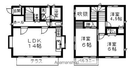 安東（望月）戸建[3LDK/81.14m2]の間取図