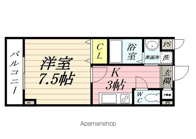 ブランシェ泉中央の間取り写真