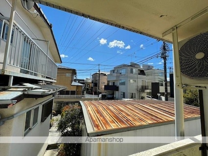 パープルハイム[1K/20m2]のバルコニー