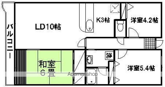 カーサ古江の間取り写真