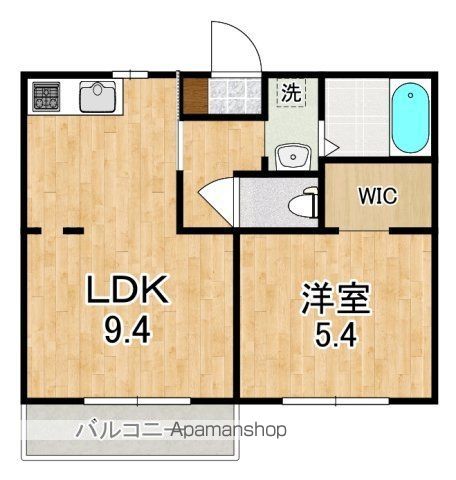 エクセルハイツA棟の間取り写真