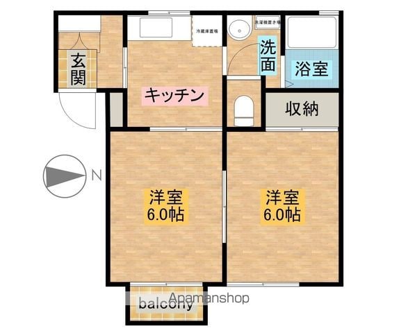 アイユウパレスK8の間取り写真