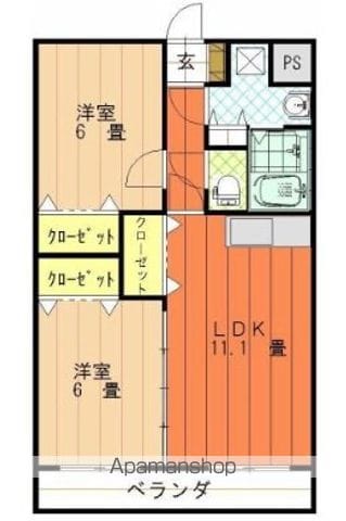 リバーサイドマンションの間取り写真