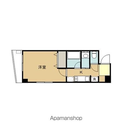 木村マンション[1K/26.88m2]の間取図