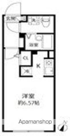 中野区本町のマンションの間取り