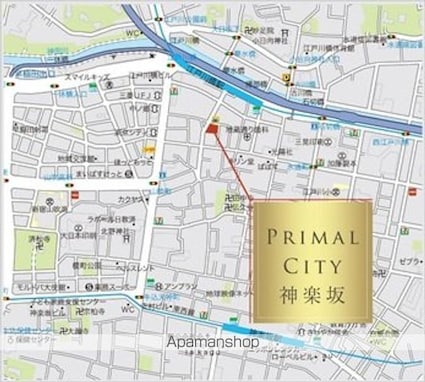 プライマルシティ神楽坂[2LDK/55.46m2]の内装2