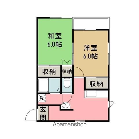 コーポ司Vの間取り写真