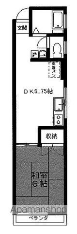 マンション渡辺の間取り写真