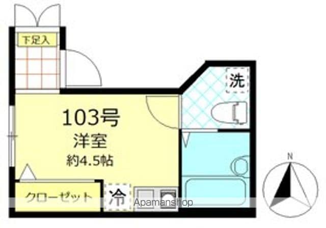 【墨田区八広のアパートの間取り】