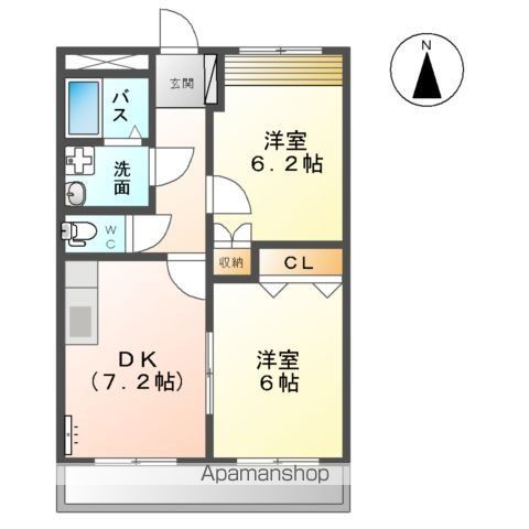 アンビションⅠの間取り